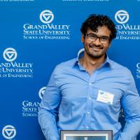 Dr. Sanjivan Manoharan received the Outstanding Co-op Faculty Award